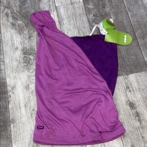 SKFK SKUNK FUNK PURPLE TOP One Shoulder Two-Tone NWT